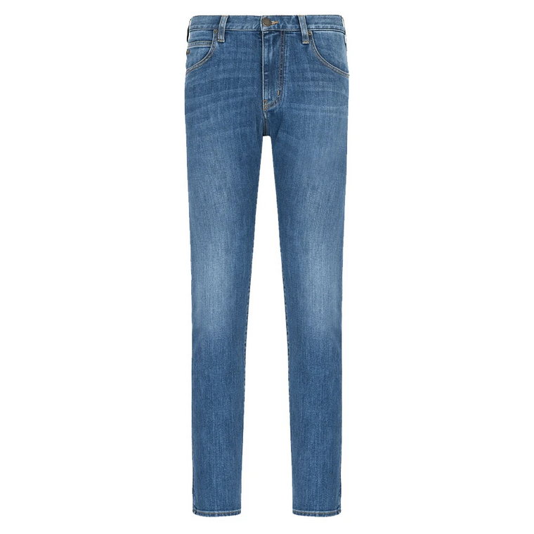 Regular Fit Jeans - Jasny Niebieski Emporio Armani