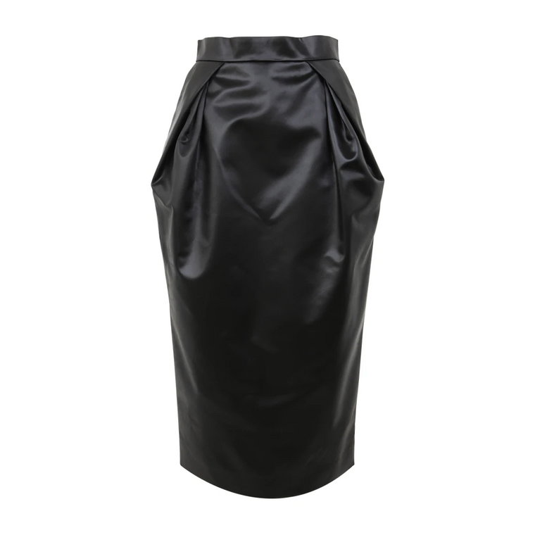 Klasyczna Czarna Spódnica Midi Maison Margiela