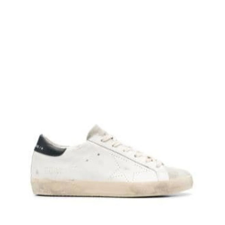 Distressed Lace-Up Sneakers Golden Goose