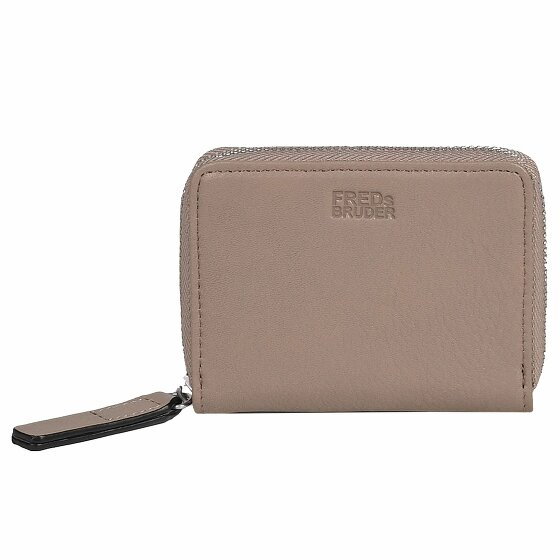 FredsBruder Coin Nugget Wallet Leather 11 cm soft taupe