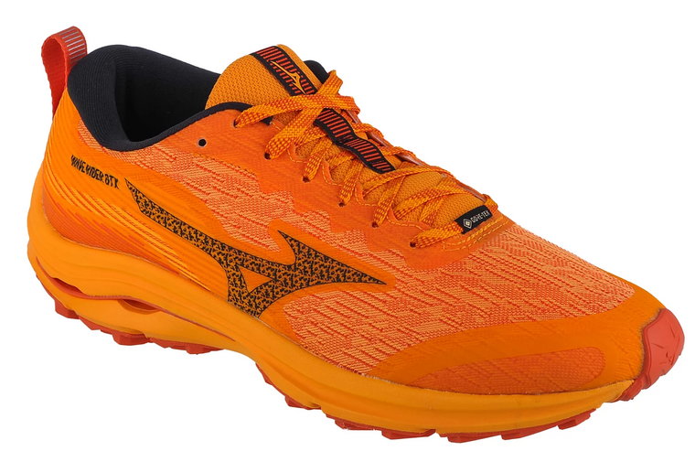 Mizuno Wave Rider GTX J1GC227902, Męskie, Pomarańczowe, buty do biegania, tkanina, rozmiar: 41