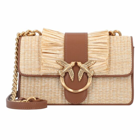 PINKO Love One Torba na ramię 21 cm naturale-cuoio-antique gold