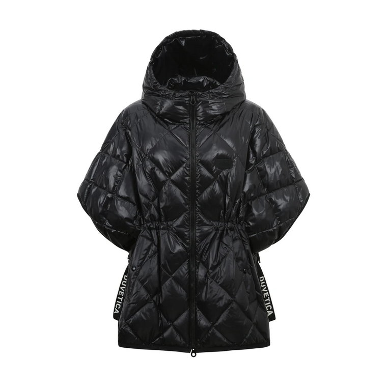 Diamond Quilted Down Poncho Duvetica