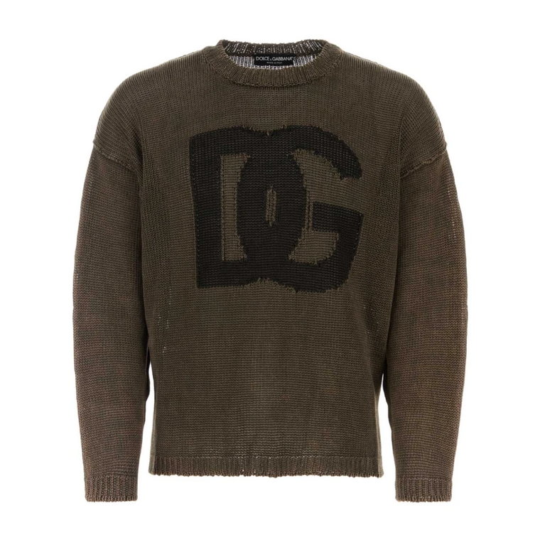 Sweter z okrągłym dekoltem Dolce & Gabbana