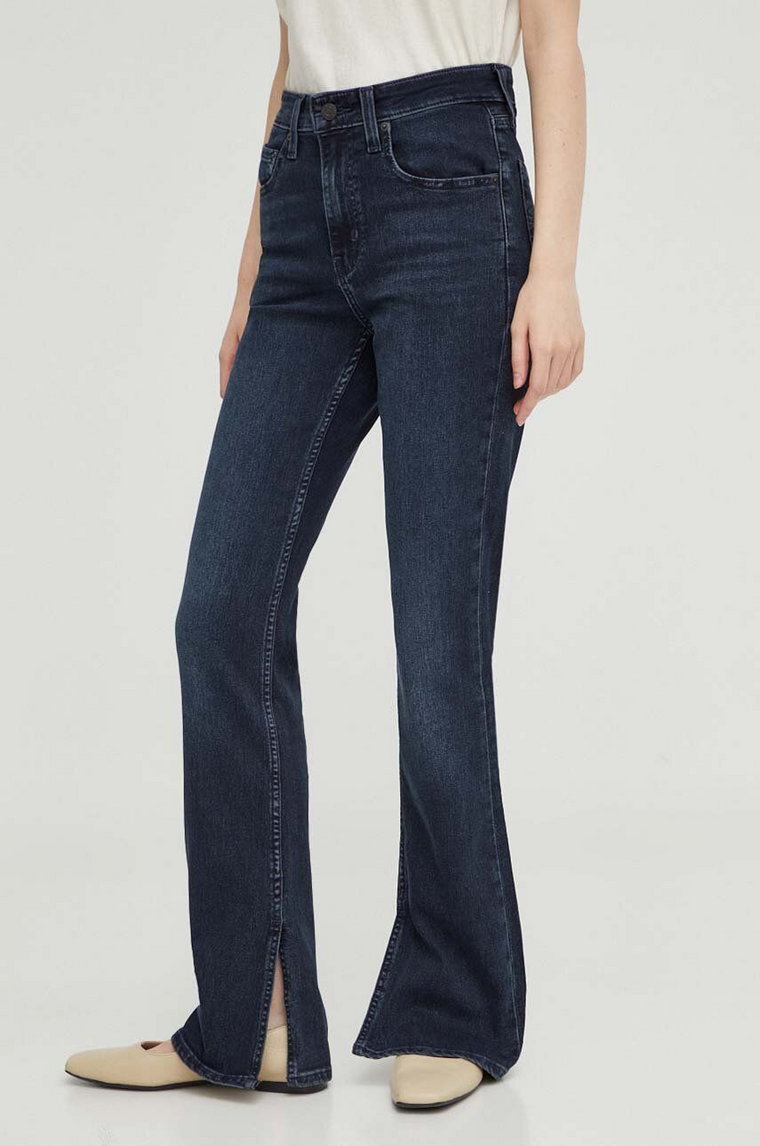 Levi's jeansy 725 HR SLIT BOOTCUT damskie high waist