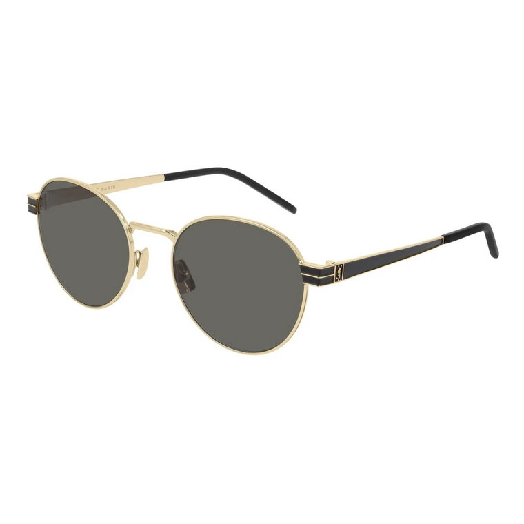 Elegant Gold Frame Sungles Saint Laurent