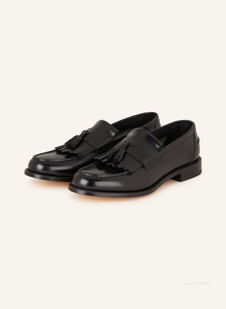 Doucal's Loafersy schwarz