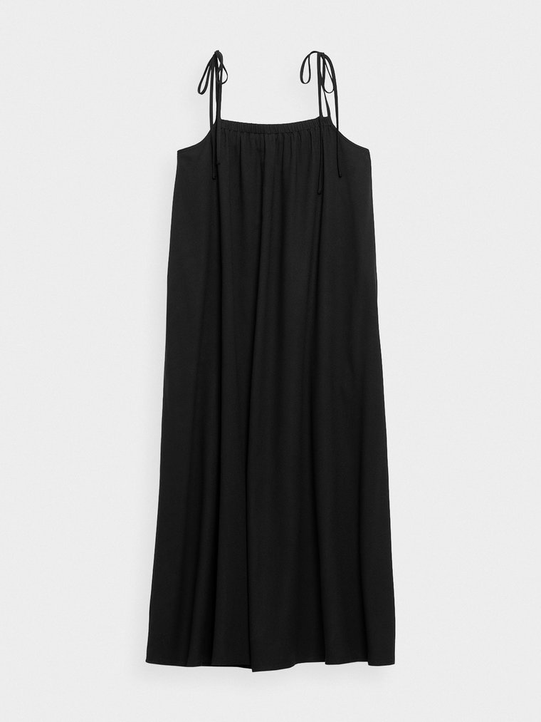 Sukienka letnia midi Outhorn - czarna
