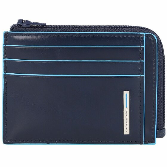 Piquadro Blue Square Credit Card Case RFID Leather 11 cm night blue