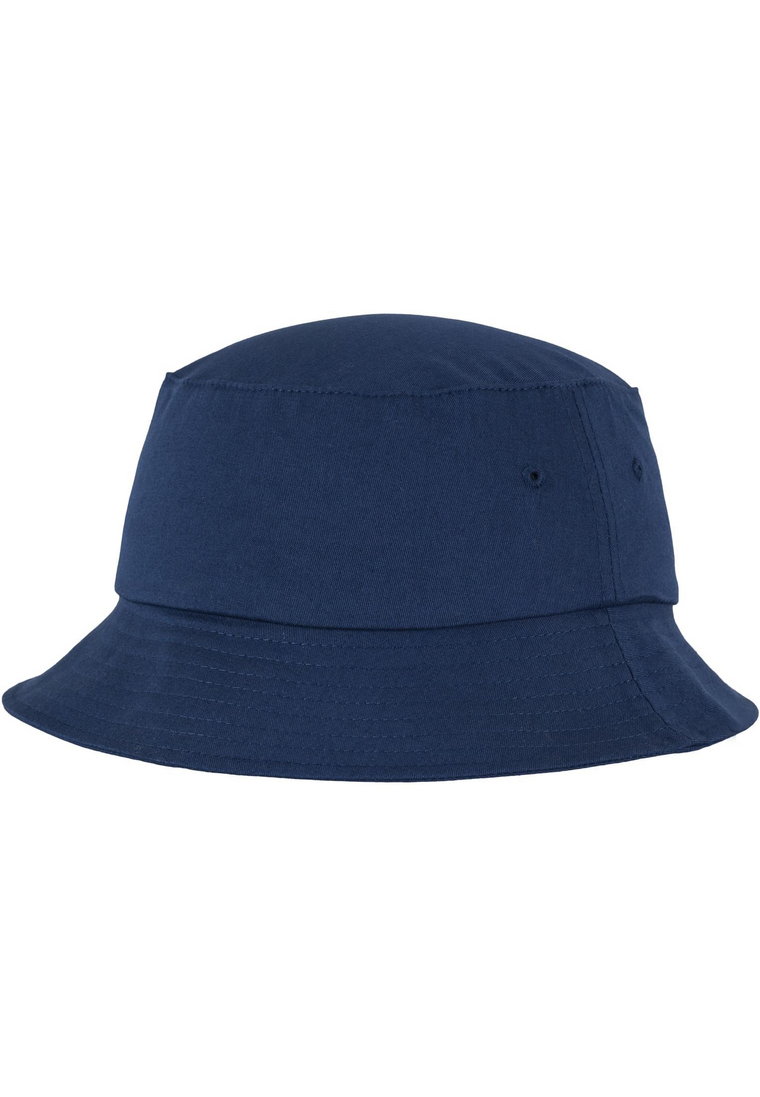 Czapka Z Daszkiem  Bucket Hat Niebieska Flexfit 5003 Cotton