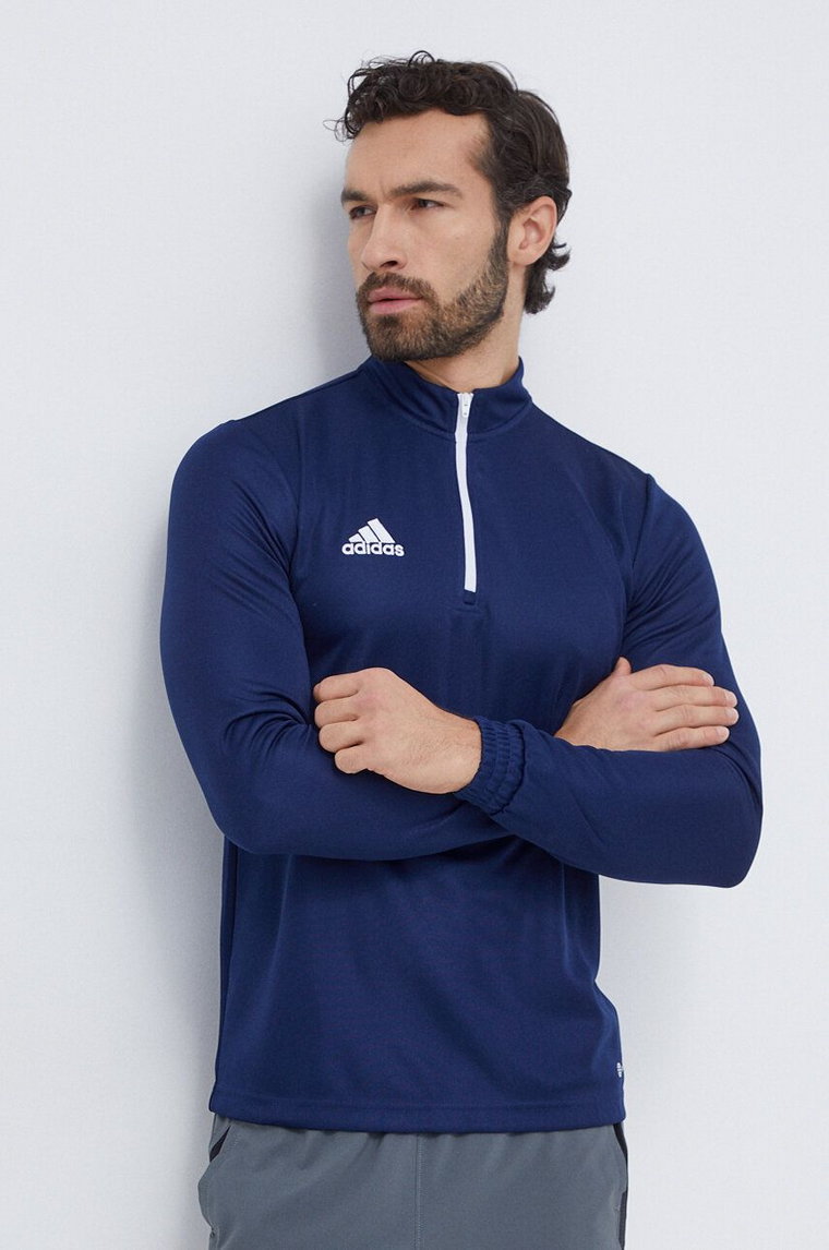 adidas Performance bluza treningowa Entrada 22 kolor granatowy z aplikacją  HB5327