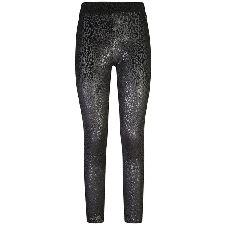 Czarne legginsy dla kobiet Aw24 Just Cavalli