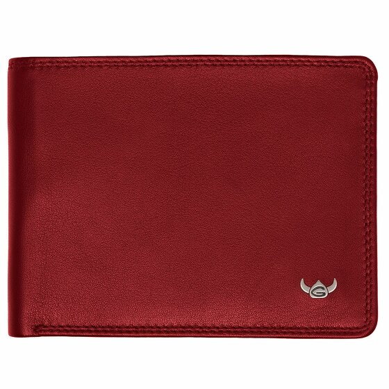 Golden Head Polo Wallet RFID Leather 12,5 cm rot