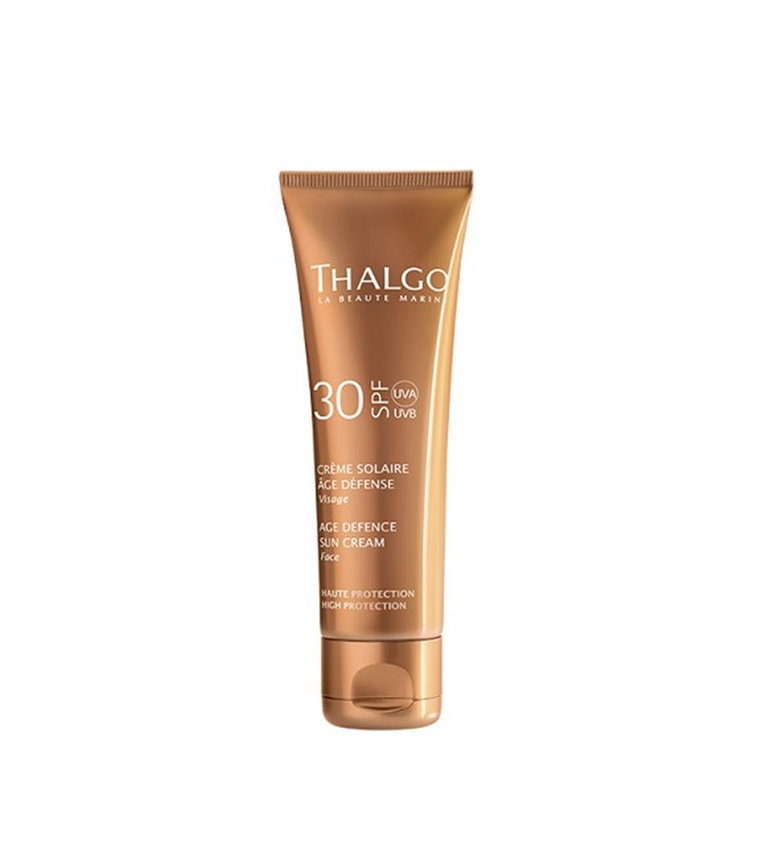 THALGO Age Defence Sun Cream SPF30 Przeciwzmarszczkowy krem do opalania 50 ml