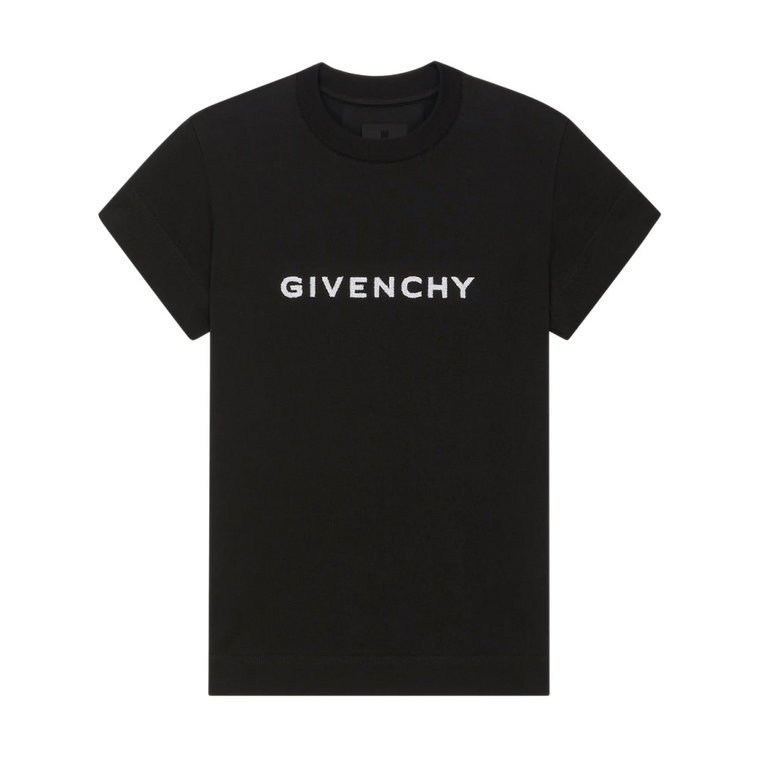 Logo Print Crew Neck T-shirts i Polos Givenchy