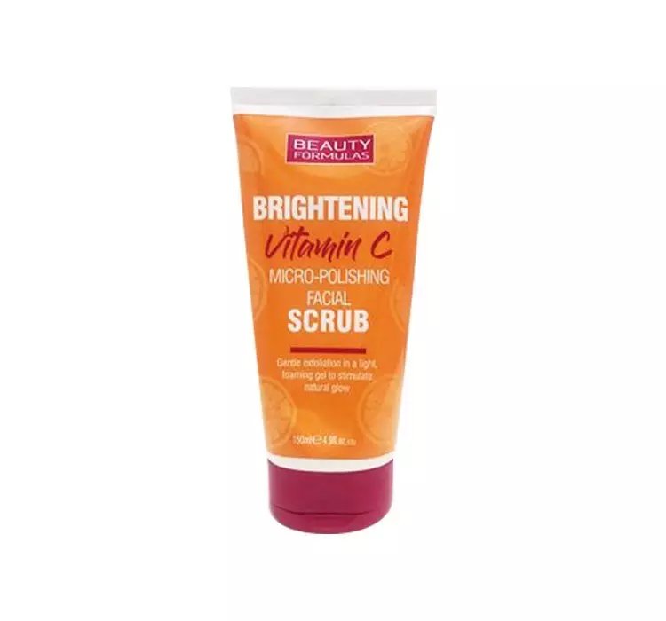 BEAUTY FORMULAS BRIGHTENING WITAMIN C ROZŚWIETLAJĄCY PEELING DO TWARZY 150ML