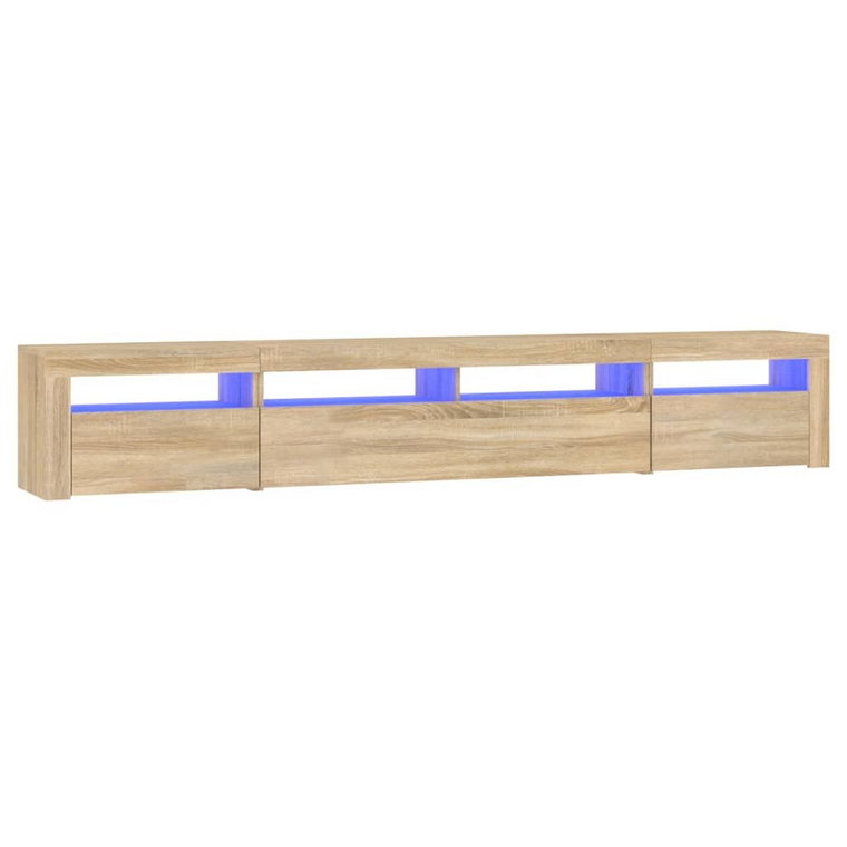 Szafka TV LED RGB dąb sonoma 240x35x40 cm