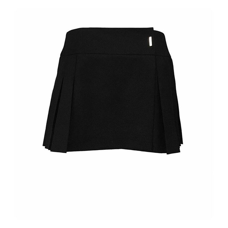 Francuska Elegancja Wełniana Mini Spódnica Givenchy