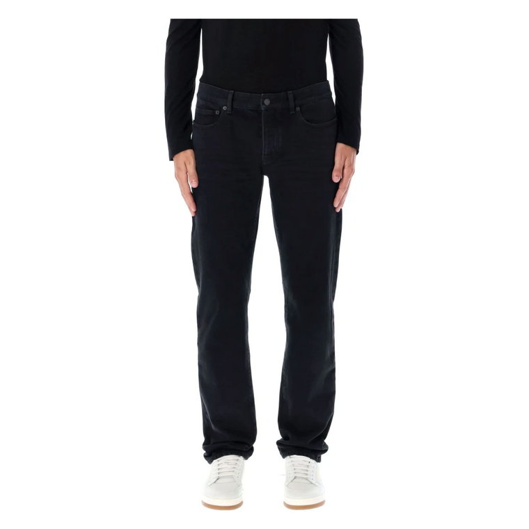 Slim Carbon Black Denim Jeans Saint Laurent