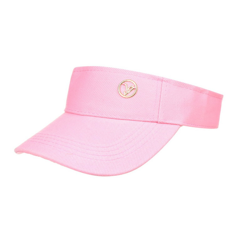 Różowy Daszek na głowę przeciwsłoneczny czapka na lato sportowa regulowany różowy