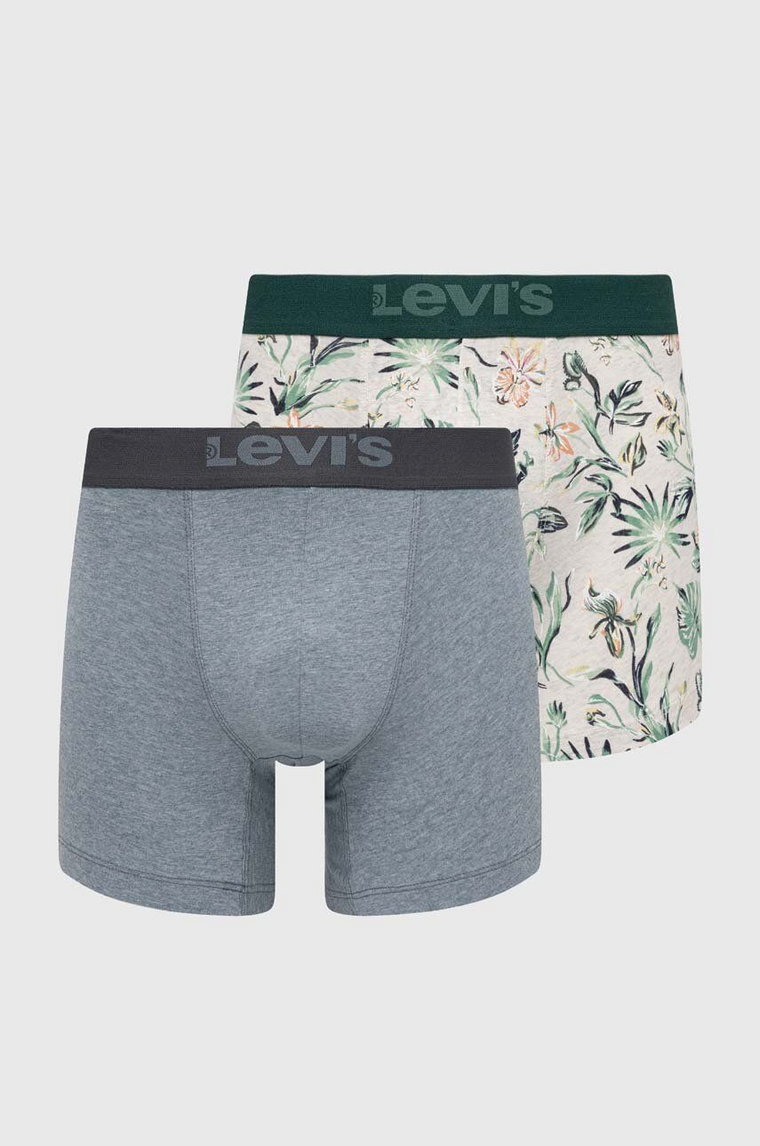 Levi's bokserki 2-pack męskie kolor zielony