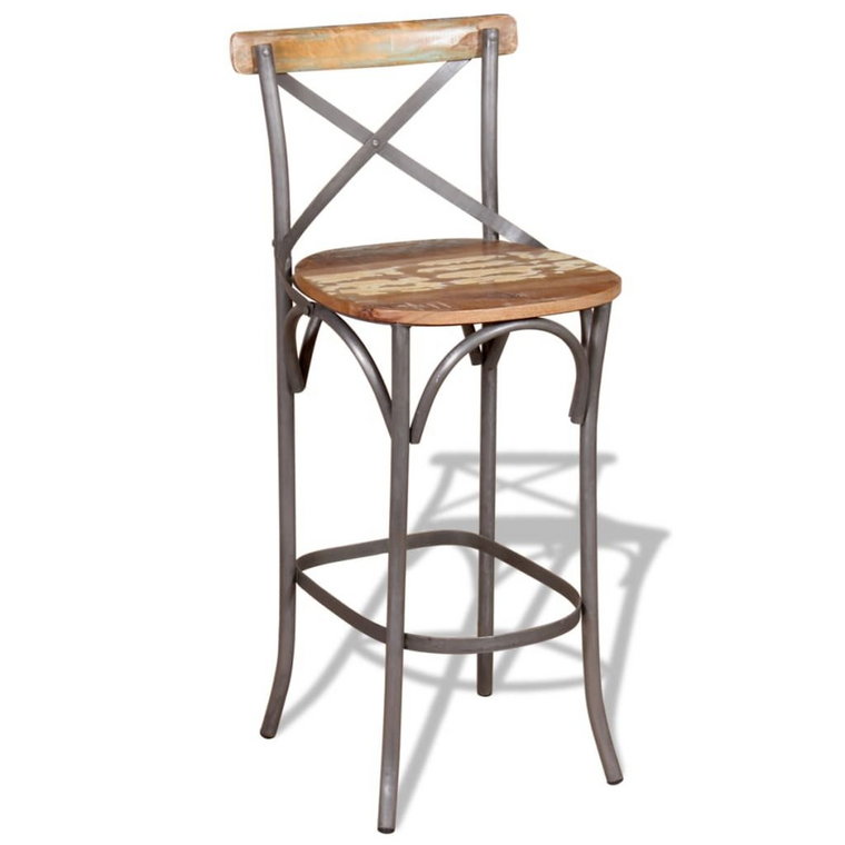 Krzesło barowe drewniane 45x45x110 cm, różnokoloro / AAALOE