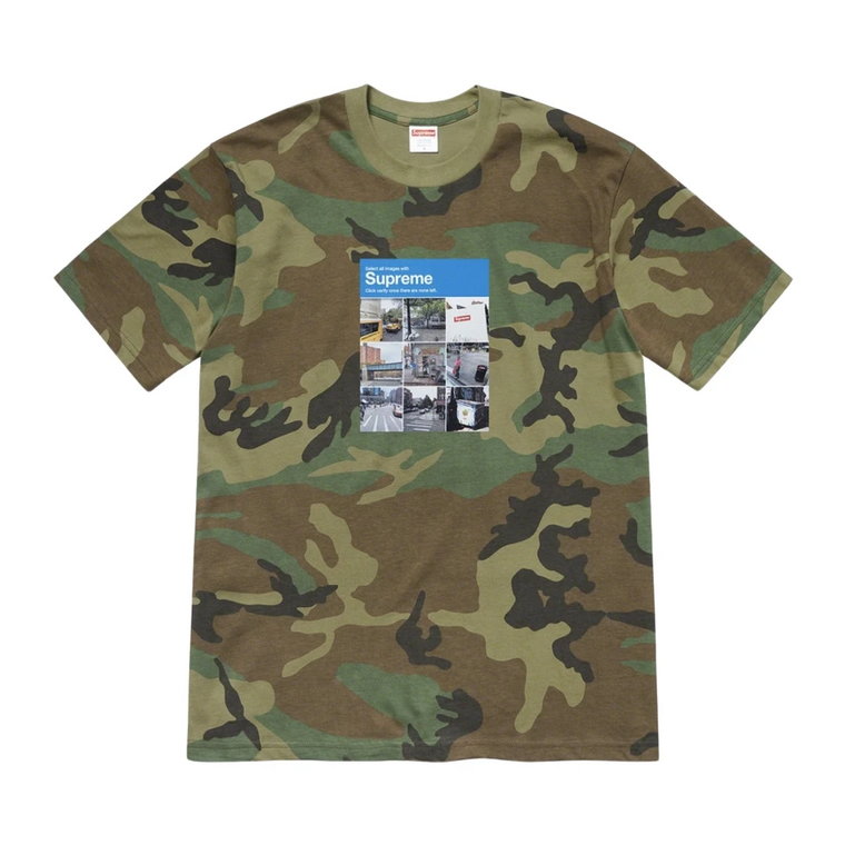 Limitowana edycja Woodland Camo Tee Supreme