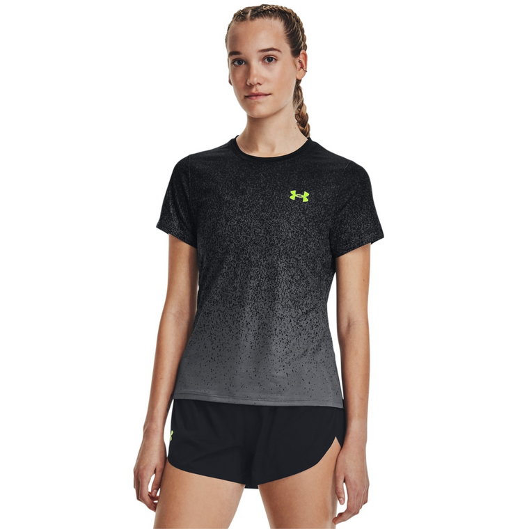 Damska koszulka do biegania Under Armour UA RUSH Run Short Sleeve - szara