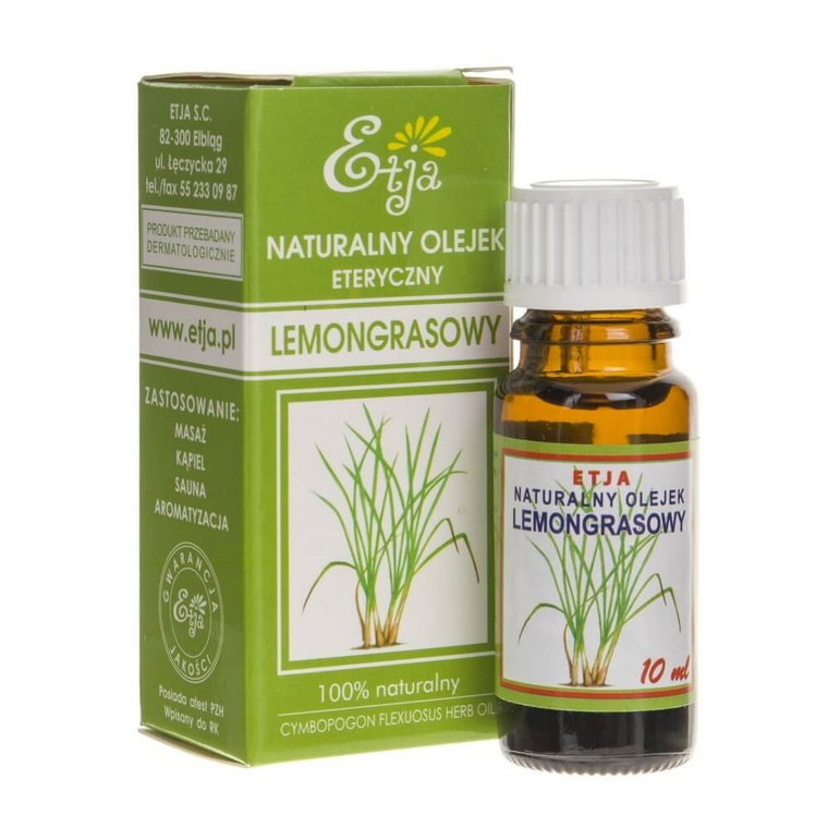 Olejek eteryczny ETJA Lemongrasowy, 10 ml