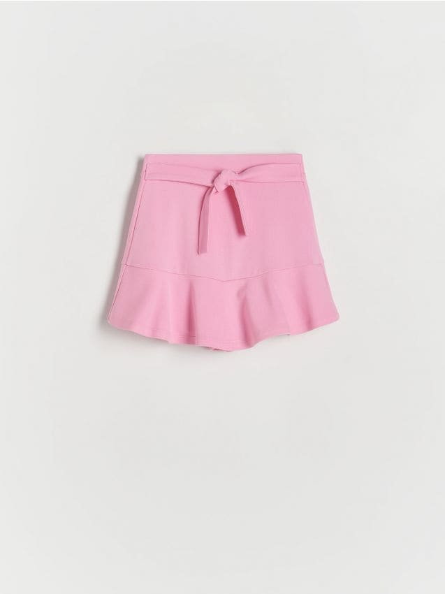 Reserved - Szorty imitujące spódnicę - różowy