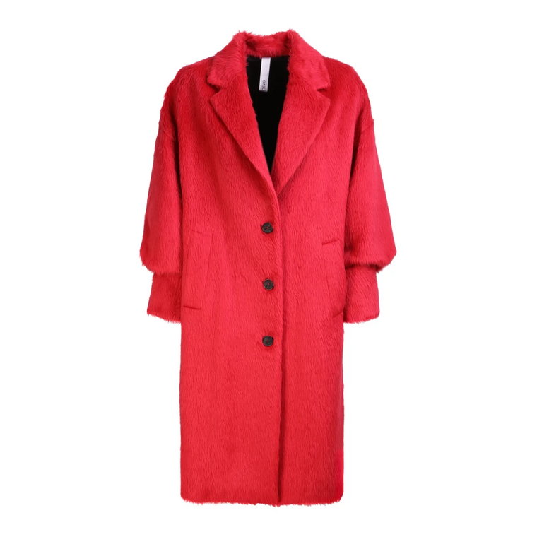Eleganckie Czerwone Płaszcze dla Kobiet Hevo