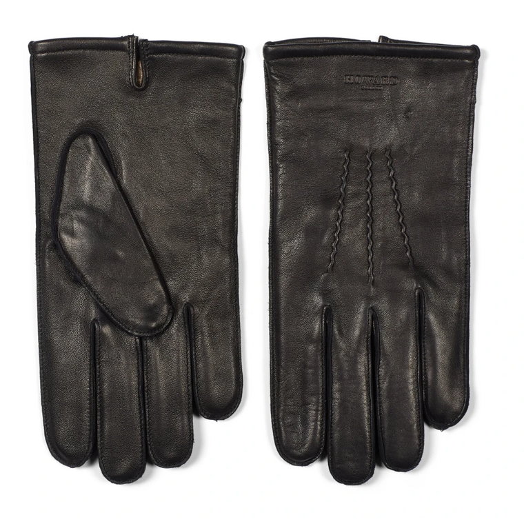 Czarne skórzane rękawiczki męskie Howard London