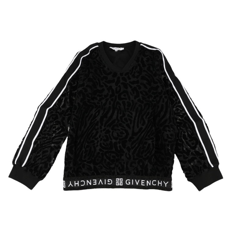 Dziecięcy sweter z nazwą stylu Givenchy