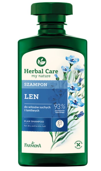 Herbal Care Len Szampon do włosów 330 ml