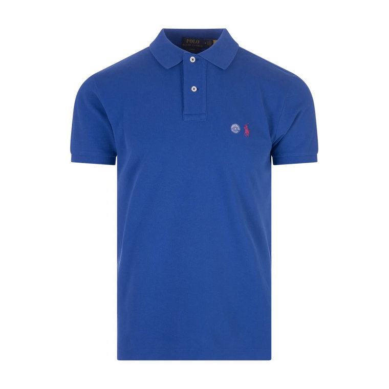 Niebieska Koszulka Polo Slim Fit Ralph Lauren