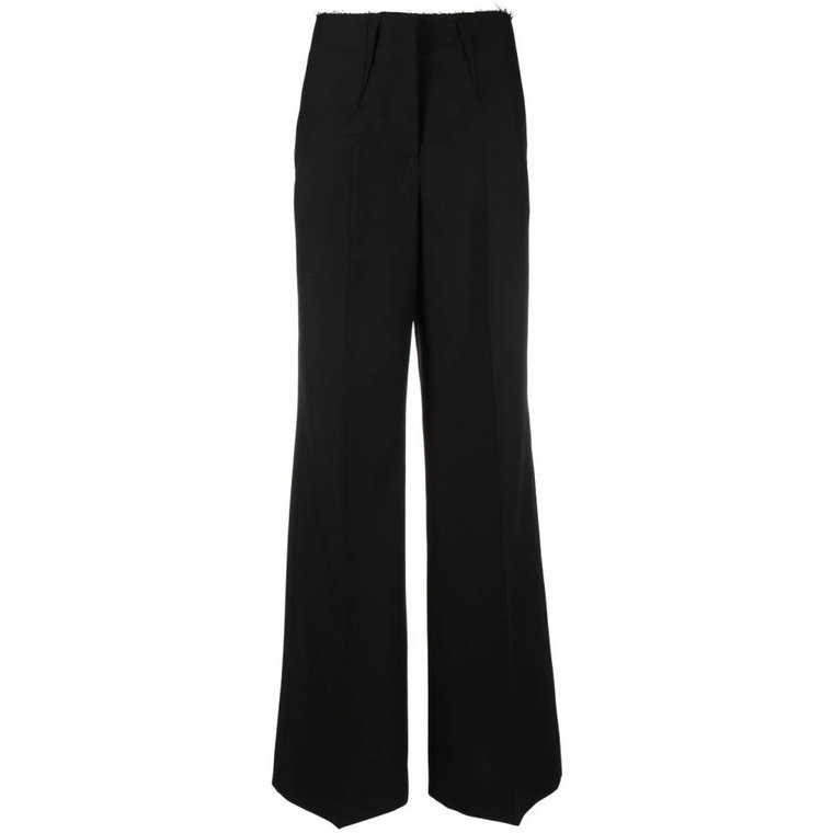 Czarne Spodnie z Szerokimi Nogawkami Givenchy