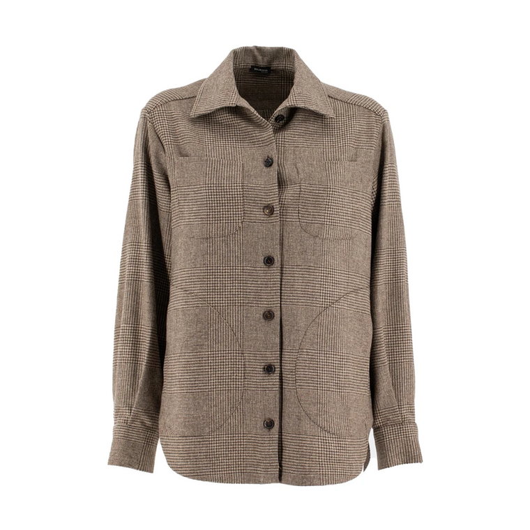 Overshirt z wełny kaszmirskiej Kiton