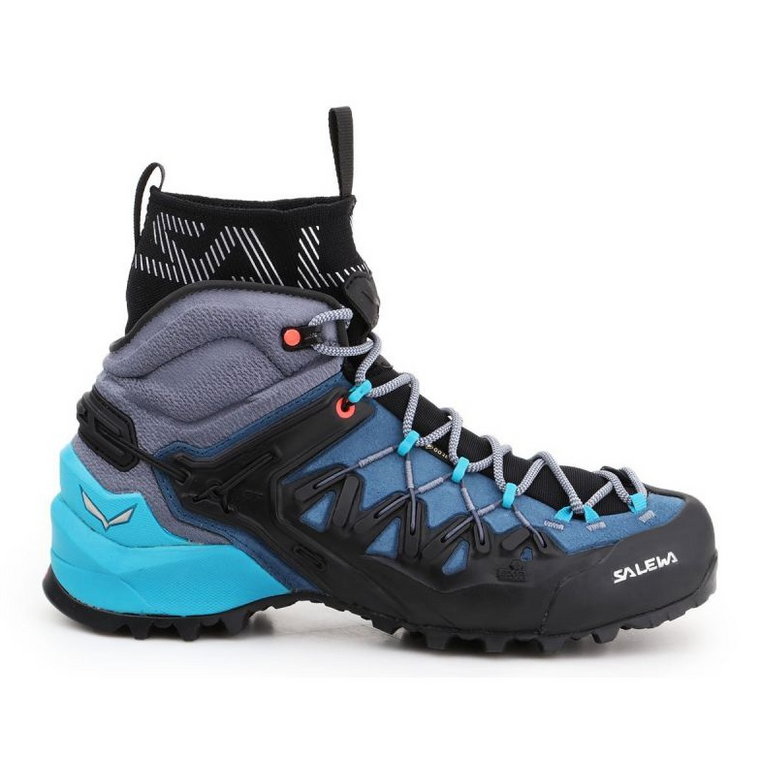 Buty trekkingowe Salewa Ws Wildfire Edge Mid Gtx W 61351-8975 niebieskie wielokolorowe