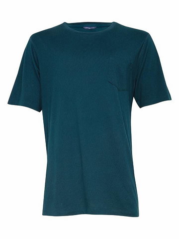 Cyberjammies Koszulka piżamowa "William" w kolorze ciemnozielonym