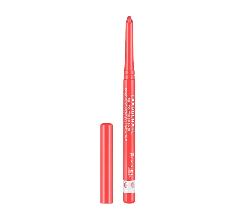 RIMMEL EXAGGERATE LIP LINER AUTOMATYCZNA KONTURÓWKA DO UST 102 PEACHY BEACHY 0,25G