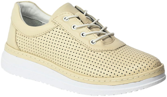 Półbuty Modo 23089 S.Gray Beige Skóra Naturalna