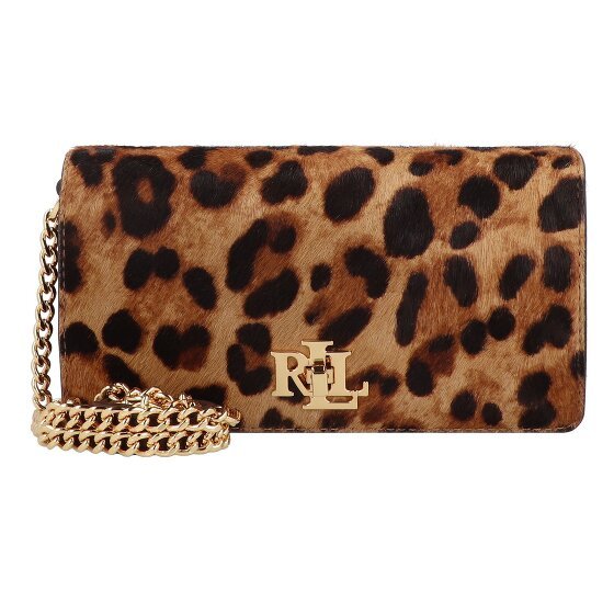 Lauren Ralph Lauren Kopertówka 17.5 cm estate leopard-chestnut brown