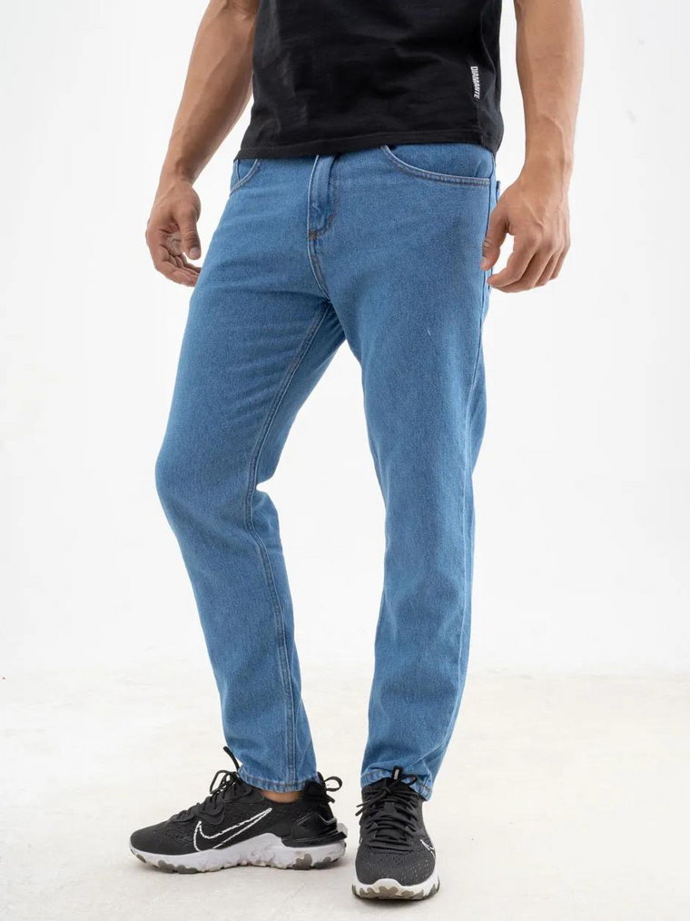 Spodnie Jeansowe Slim SSG Skin Pocket Jasne Niebieskie