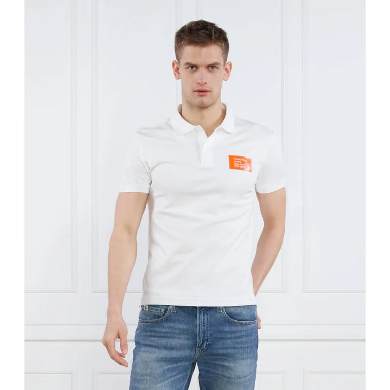 CALVIN KLEIN JEANS Polo COLORED ADDRESS BOX | Regular Fit