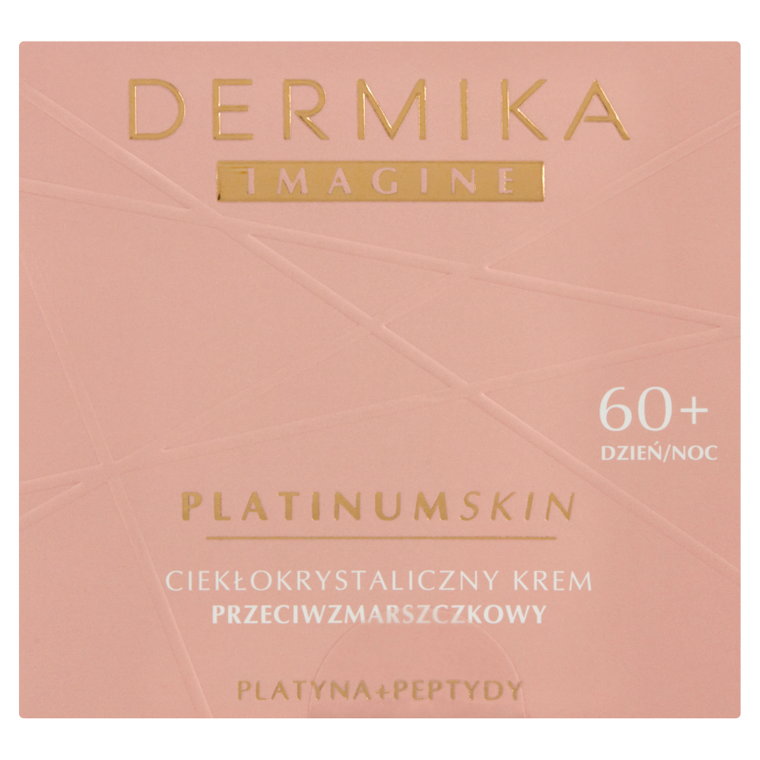 Dermika Imagine Platinum Skin Ciekłokrystaliczny krem przeciwzmarszczkowy 60+ na dzień i na noc 50ml