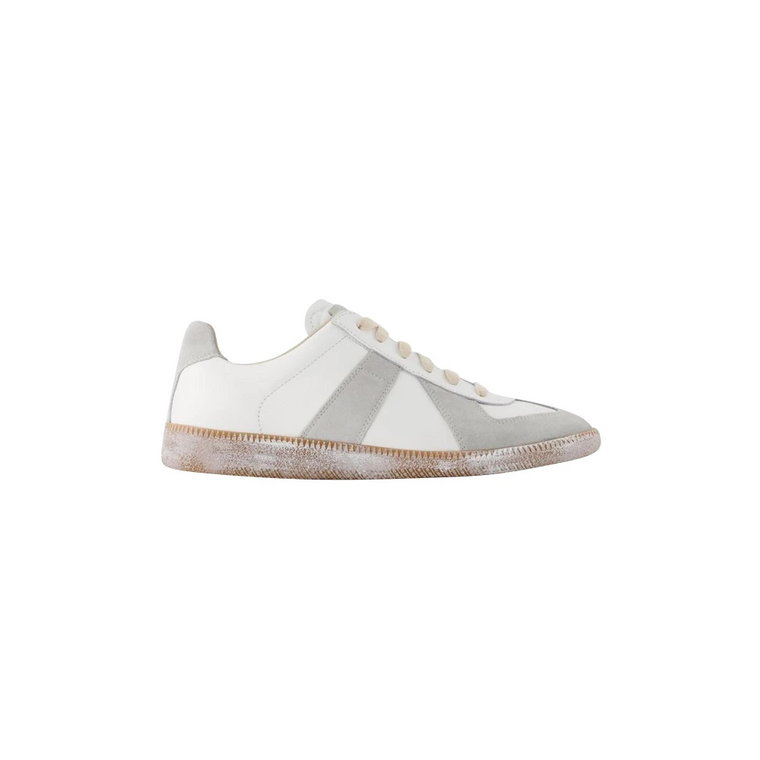Białe Niskie Sneakersy z Reprodukcji Maison Margiela