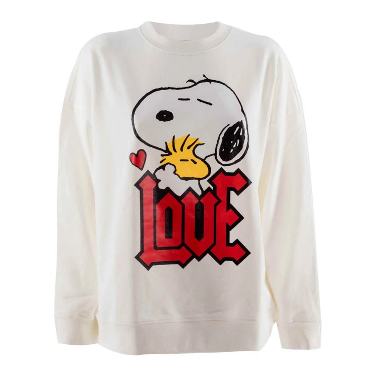 Snoopy Love Bawełniany Sweter Philosophy di Lorenzo Serafini