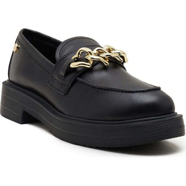 Love Moschino Skórzane loafersy