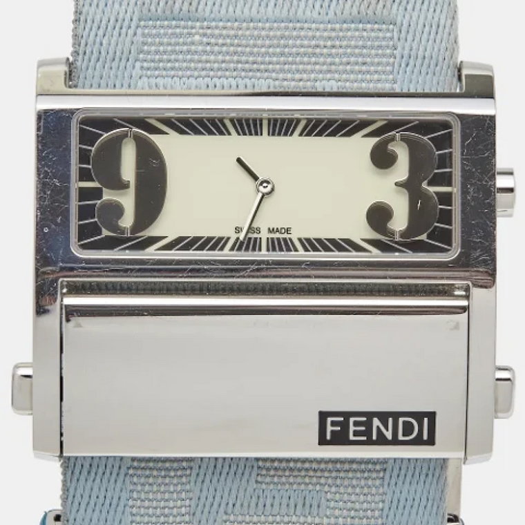 Pre-owned Stainless Steel watches Fendi Vintage