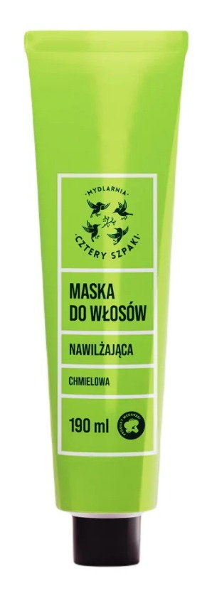 Mydlarnia Cztery Szpaki Chmielowa - Maska do włosów, nawilżająca 190 ml